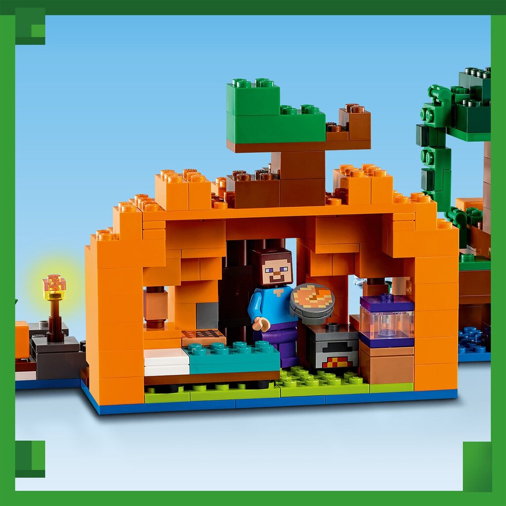 21248 LEGO® Minecraft Moliūgų ūkis kaina ir informacija | Konstruktoriai ir kaladėlės | pigu.lt