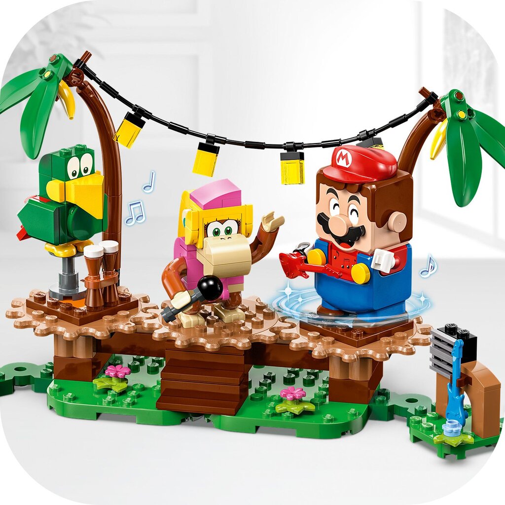 71421 LEGO® Super Mario Kongės Diksės džiunglių pramogų papildomas rinkinys kaina ir informacija | Konstruktoriai ir kaladėlės | pigu.lt