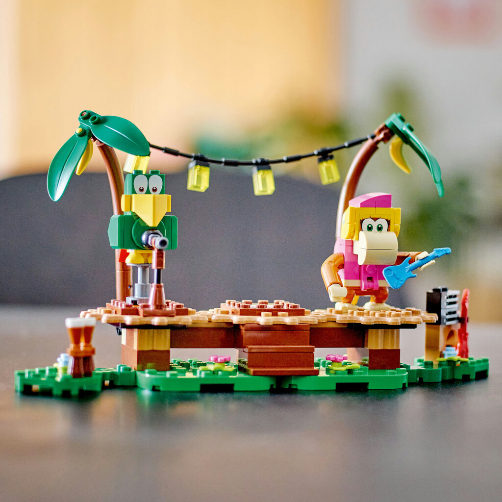 71421 LEGO® Super Mario Kongės Diksės džiunglių pramogų papildomas rinkinys kaina ir informacija | Konstruktoriai ir kaladėlės | pigu.lt