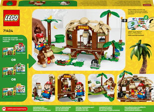 71424 LEGO® Super Mario Kongo Donkio namelio medyje papildomas rinkinys kaina ir informacija | Konstruktoriai ir kaladėlės | pigu.lt