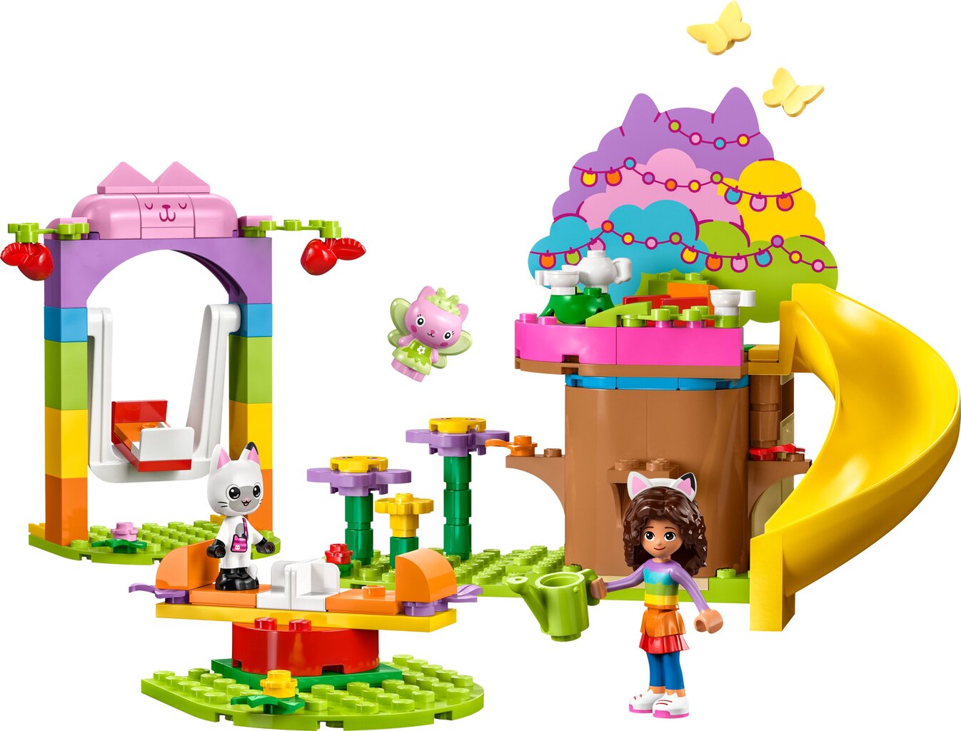 10787 LEGO® Gabby's Dollhouse Kačiukų fėjos sodo vakarėlis kaina ir informacija | Konstruktoriai ir kaladėlės | pigu.lt