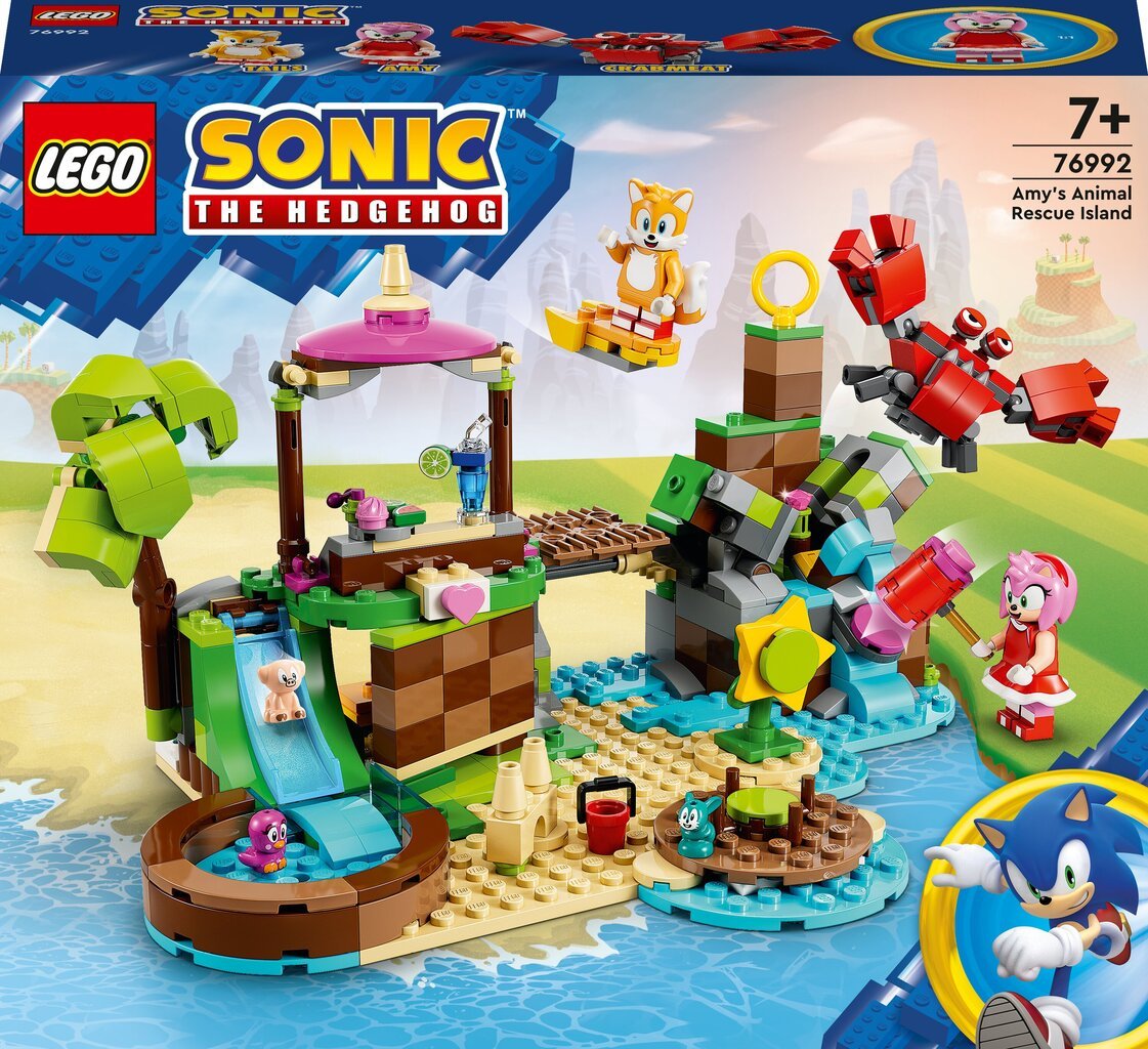 76992 LEGO® Sonic the Hedgehog Amy gyvūnų gelbėjimo tarnybos sala kaina ir informacija | Konstruktoriai ir kaladėlės | pigu.lt