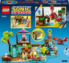 76992 LEGO® Sonic the Hedgehog Amy gyvūnų gelbėjimo tarnybos sala kaina ir informacija | Konstruktoriai ir kaladėlės | pigu.lt