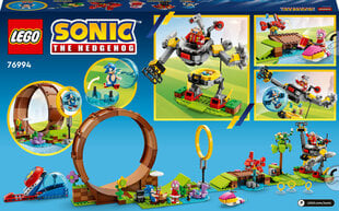 76994 LEGO® Sonic the Hedgehog Sonic Žaliojo kalno zonos kilpos iššūkis kaina ir informacija | Konstruktoriai ir kaladėlės | pigu.lt