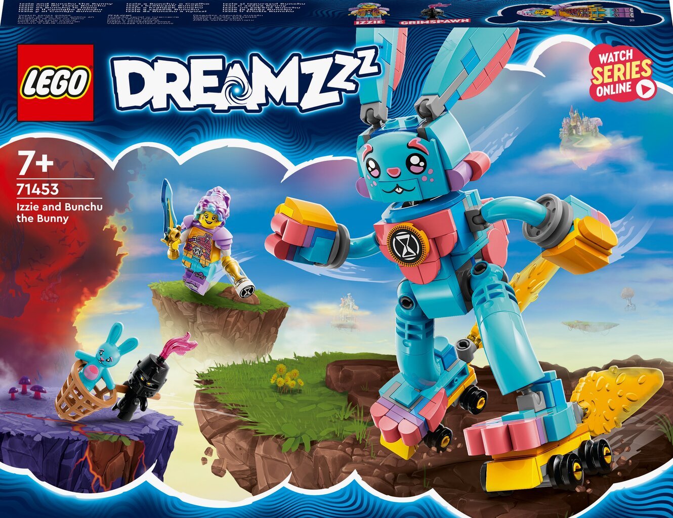 Набор 71453 LEGO® DREAMZzz Izzie и кролик Bunchu цена | pigu.lt