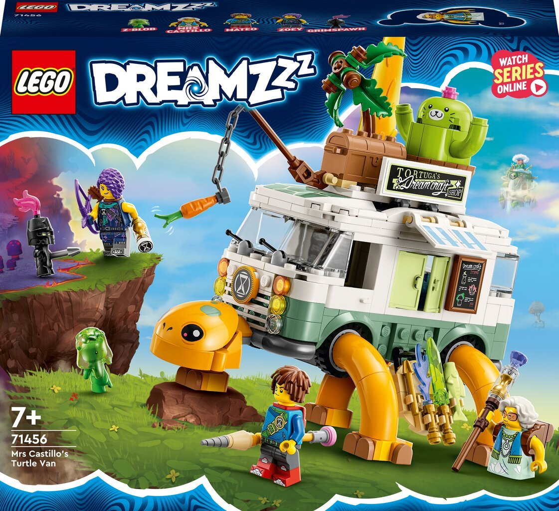 71456 LEGO® DREAMZzz Ponios Castillo vėžlių furgonas kaina ir informacija | Konstruktoriai ir kaladėlės | pigu.lt