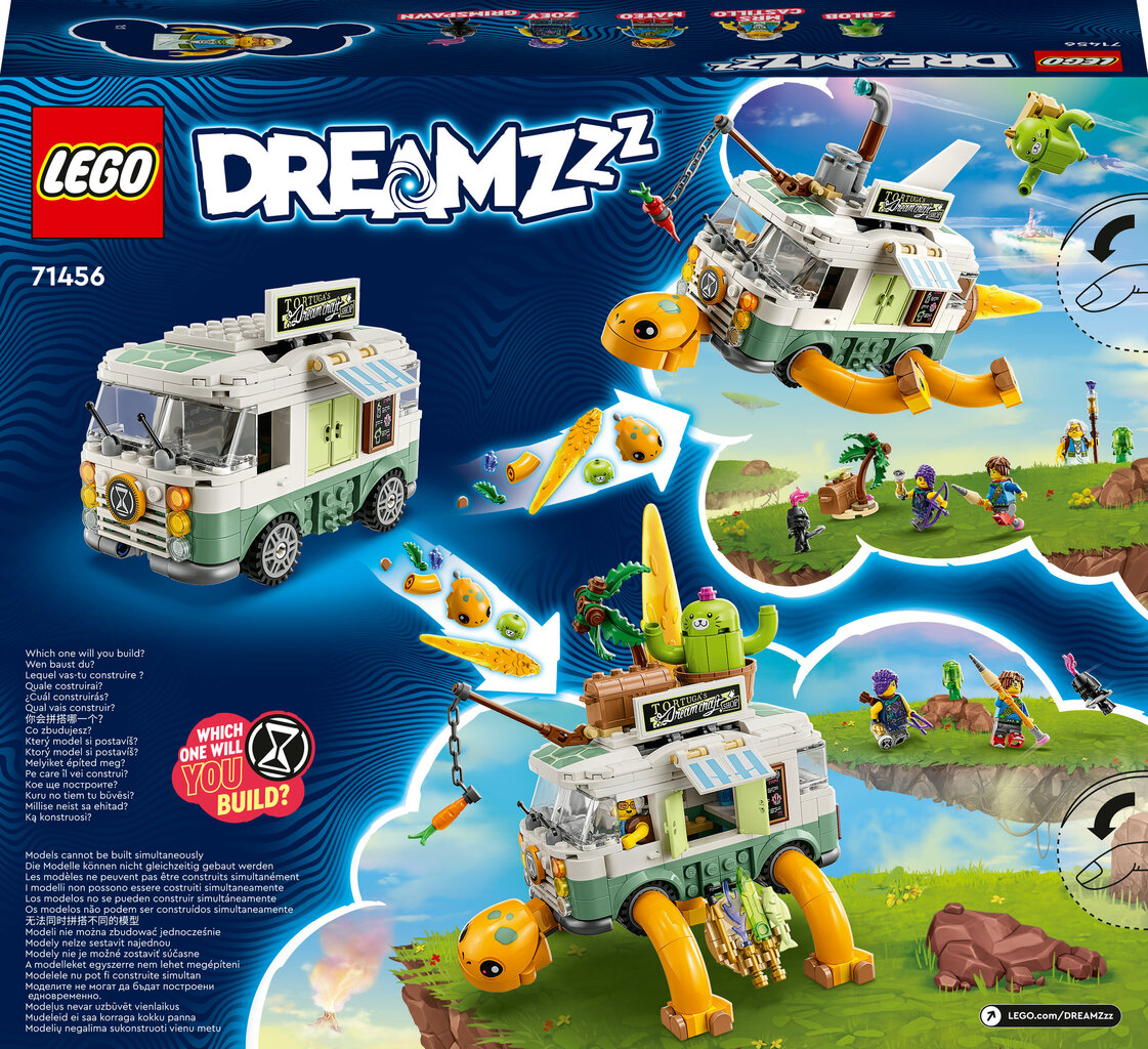 71456 LEGO® DREAMZzz Ponios Castillo vėžlių furgonas kaina ir informacija | Konstruktoriai ir kaladėlės | pigu.lt