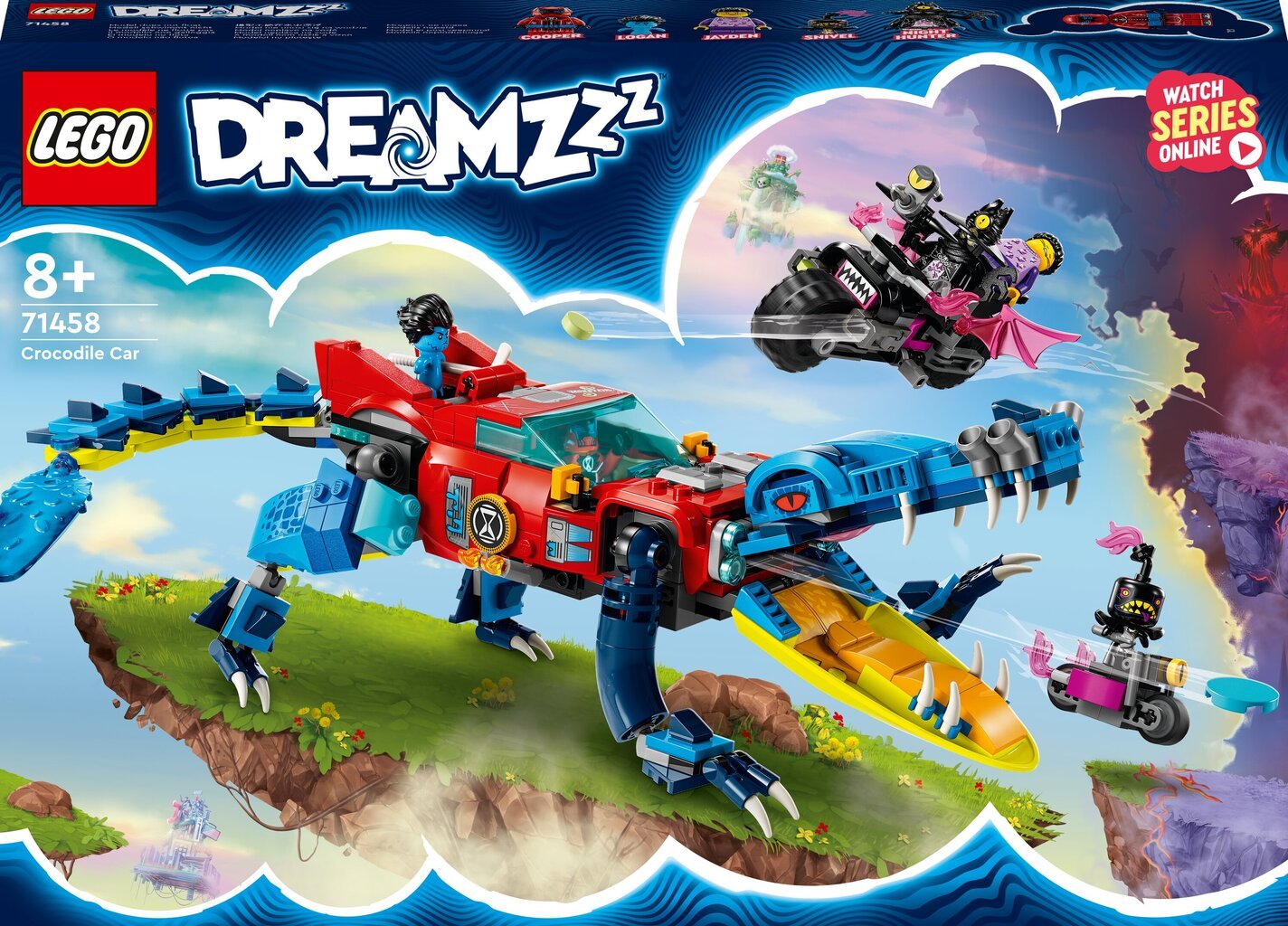 Автомобиль-крокодил LEGO® DREAMZzz 71458 цена | pigu.lt