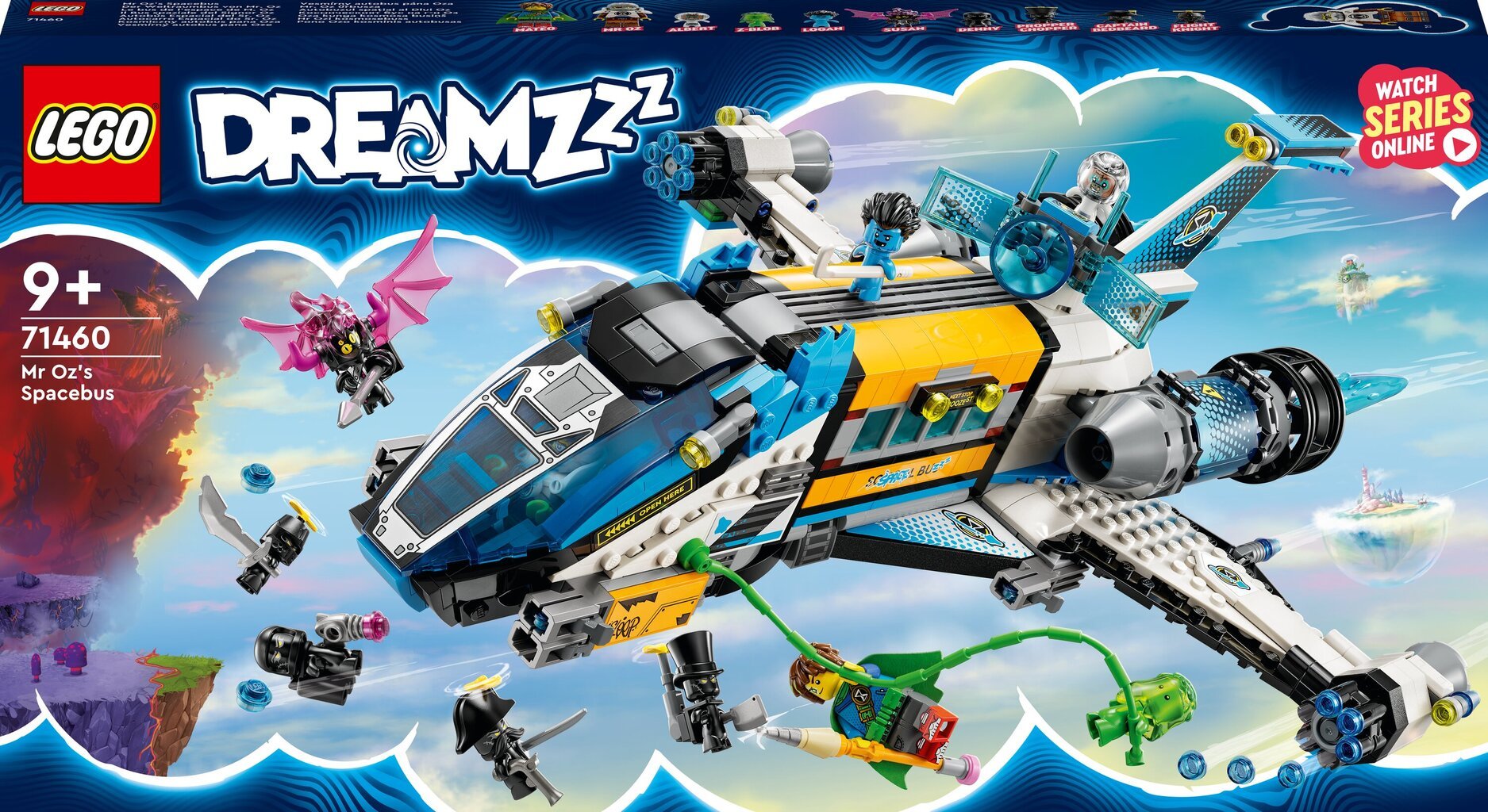 71460 LEGO® DREAMZzz Pono Ozo kosminis autobusas kaina ir informacija | Konstruktoriai ir kaladėlės | pigu.lt