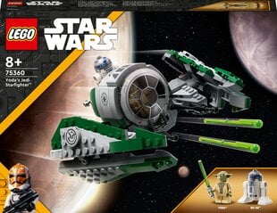 Набор 75360 LEGO® Star Wars Боевой корабль джедаев Йоды цена и информация | Конструкторы и кубики | pigu.lt