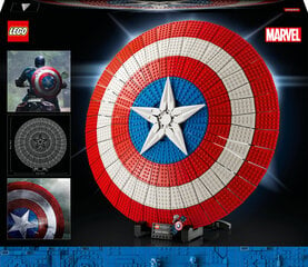 76262 LEGO® Marvel Captain America skydas kaina ir informacija | Konstruktoriai ir kaladėlės | pigu.lt