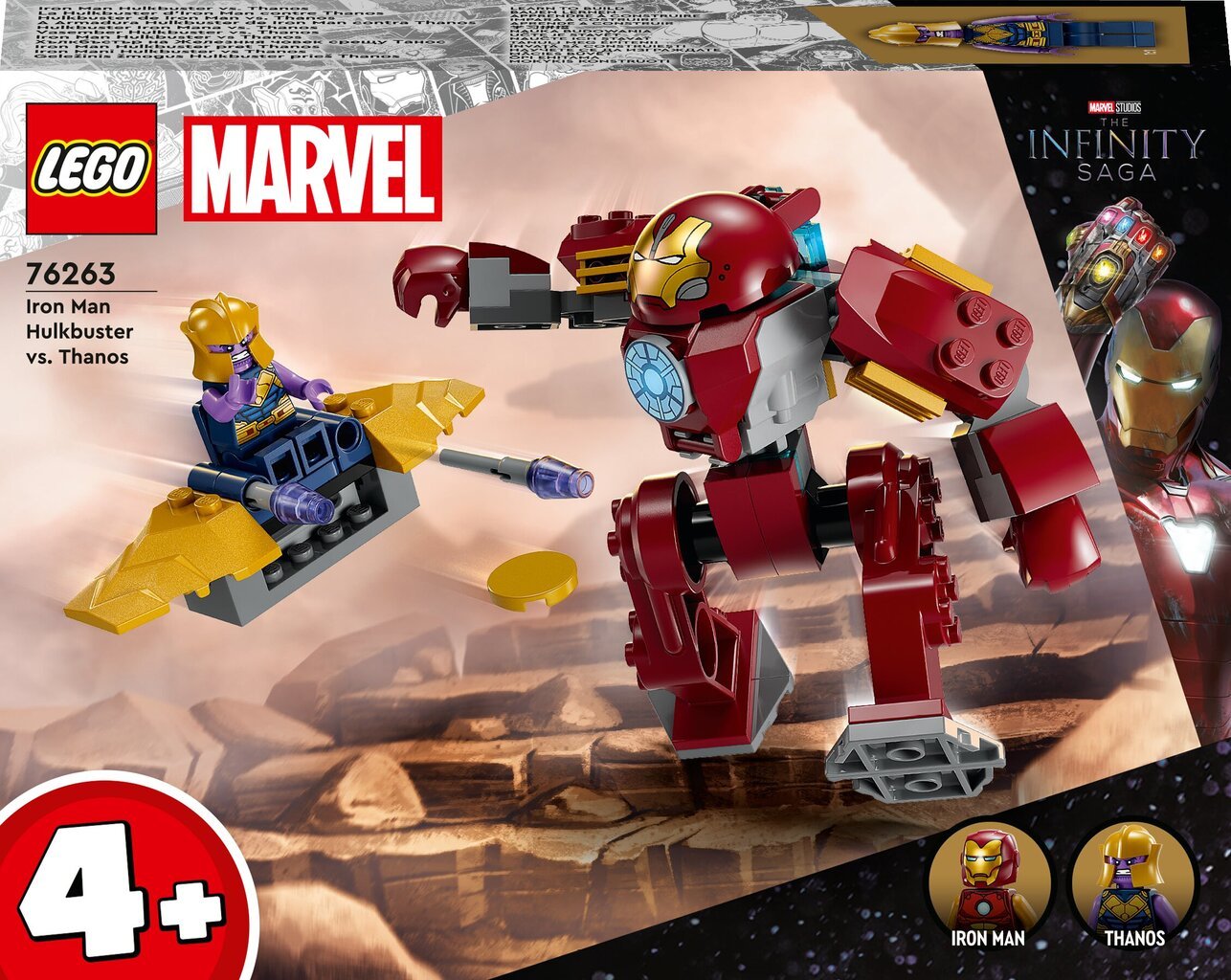 76263 LEGO® Marvel Geležinis žmogus Hulkbuster prieš Thanos kaina ir informacija | Konstruktoriai ir kaladėlės | pigu.lt