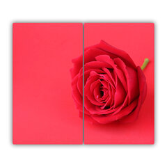 Tulup pjaustymo lentelė Raudona roze, 2x30x52 cm kaina ir informacija | Pjaustymo lentelės | pigu.lt