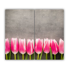 Tulup pjaustymo lentelė Rožinė tulpė, 2x30x52 cm kaina ir informacija | Pjaustymo lentelės | pigu.lt
