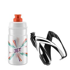 Dviračio gertuvė su laikikliu Elite Kit CEO Jet, 350 ml цена и информация | Фляги для велосипеда, флягодержатели | pigu.lt