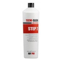 KayPro Straightening Keratin CREAM STEP 2 – TECNI-SLEEK LISS SYSTEM – 1000 мл цена и информация | Средства для укрепления волос | pigu.lt