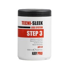 KayPro Acidifying MASK STEP 3 – TECNI-SLEEK LISS SYSTEM – 1000 мл цена и информация | Средства для укрепления волос | pigu.lt