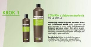 Atkuriantis šampūnas su makadamijų aliejumi sausiems plaukams KayPro, 1000 ml kaina ir informacija | Šampūnai | pigu.lt