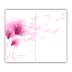 Tulup pjaustymo lentelė Rožinė gėlė, 2x30x52 cm kaina ir informacija | Pjaustymo lentelės | pigu.lt