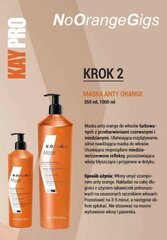 KayPro Anti-orange MASK NonOrangeGigs — Окрашенные волосы с темными оттенками — 1000 мл цена и информация | Средства для укрепления волос | pigu.lt