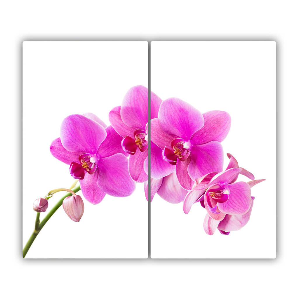 Tulup pjaustymo lentelė Rožinė orchidėja, 2x30x52 cm цена и информация | Pjaustymo lentelės | pigu.lt