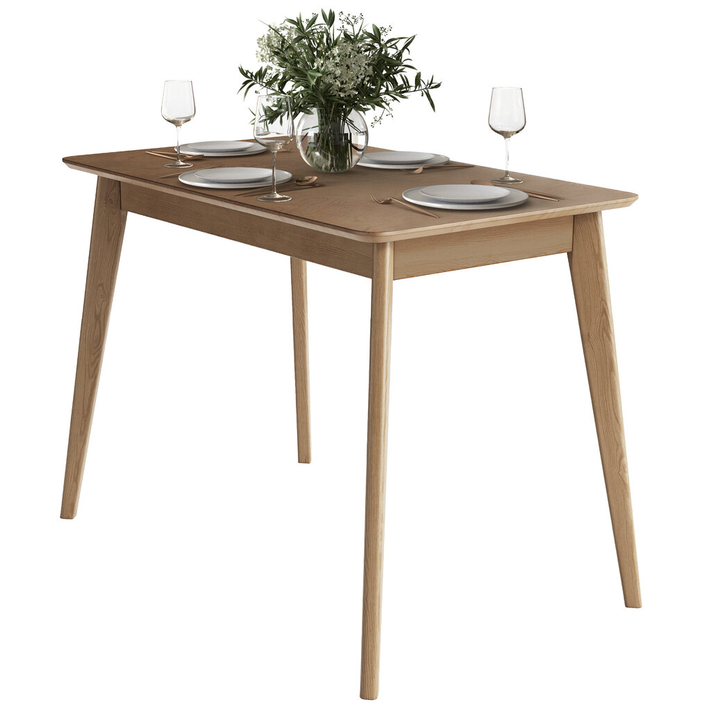 Valgomojo stalas Pegasus 102, rudas kaina ir informacija | Virtuvės ir valgomojo stalai, staliukai | pigu.lt