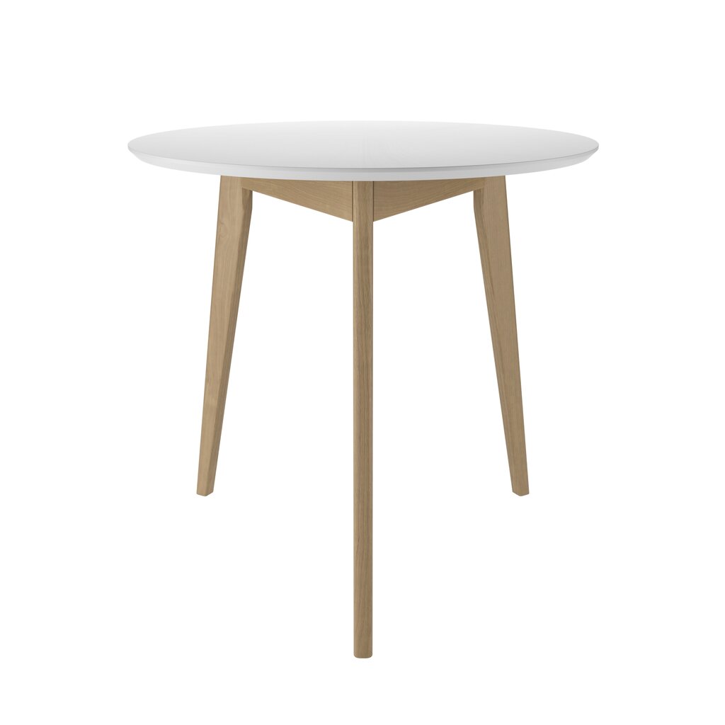 Valgomojo stalas Orion Light 79, rudas/baltas kaina ir informacija | Virtuvės ir valgomojo stalai, staliukai | pigu.lt
