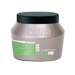 Raminanti kaukė garbanotiems plaukams KayPro soothing milk liss, 500 ml kaina ir informacija | Priemonės plaukų stiprinimui | pigu.lt