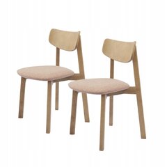 Комплект из двух обеденных стульев Vega, белый цена и информация | Стулья для кухни и столовой | pigu.lt