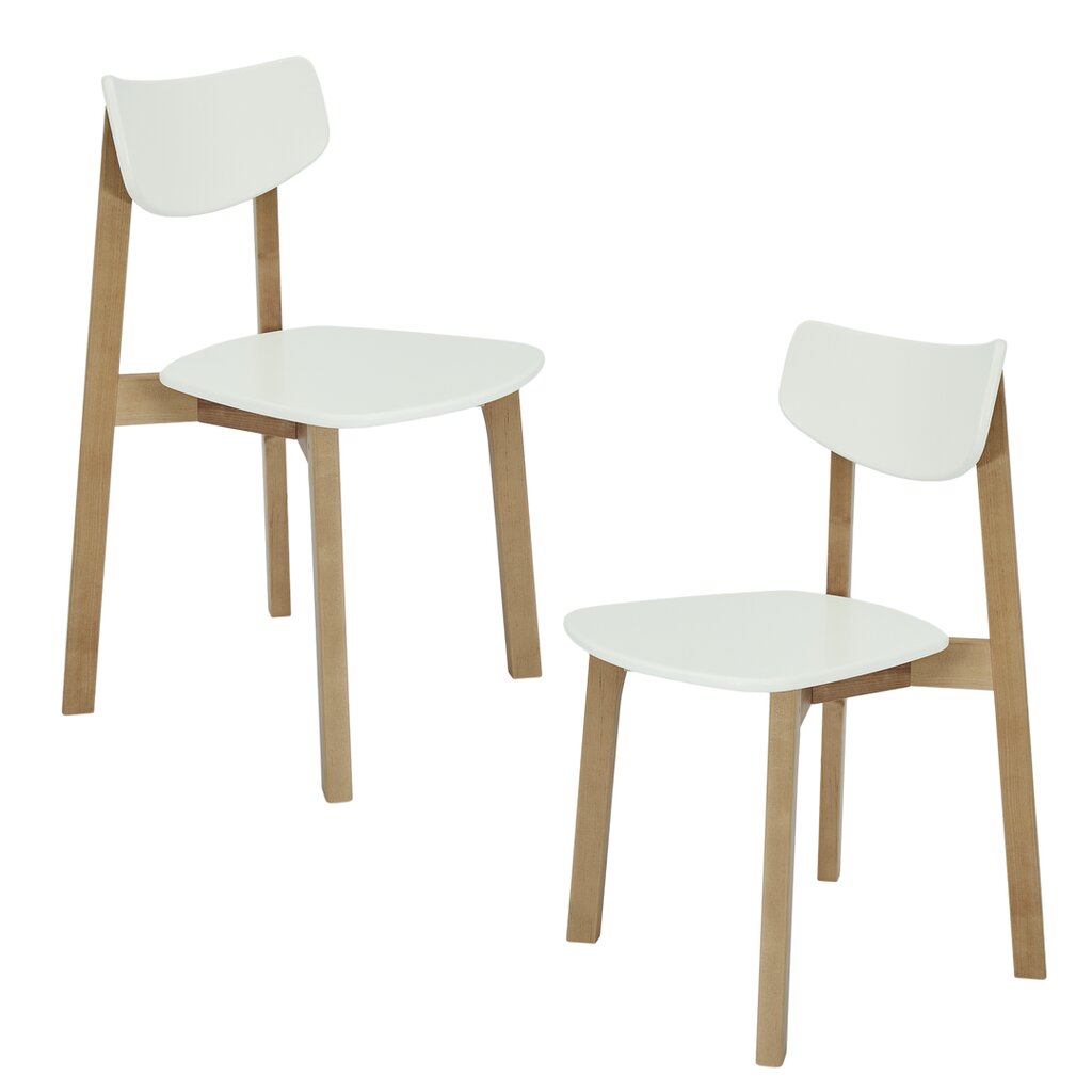 2-jų valgomojo kėdžių rinkinys Vega, sidabrinis цена и информация | Virtuvės ir valgomojo kėdės | pigu.lt