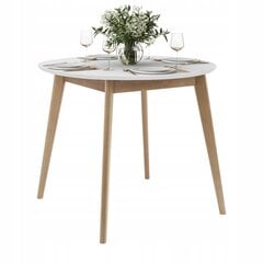 Круглый деревянный обеденный стол Orion, 94 см  цена и информация | Кухонные и обеденные столы | pigu.lt