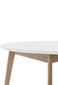 Valgomojo stalas Orion 94, rudas/baltas kaina ir informacija | Virtuvės ir valgomojo stalai, staliukai | pigu.lt