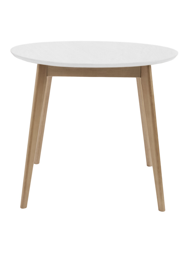 Valgomojo stalas Orion 94, rudas/baltas цена и информация | Virtuvės ir valgomojo stalai, staliukai | pigu.lt