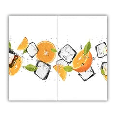 Tulup pjaustymo lentelė Apelsinai su ledu, 2x30x52 cm цена и информация | Разделочная доска | pigu.lt