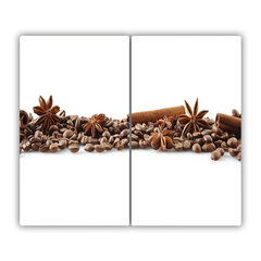 Tulup pjaustymo lentelė Kavos pupelių cinamonas, 2x30x52 cm kaina ir informacija | Pjaustymo lentelės | pigu.lt