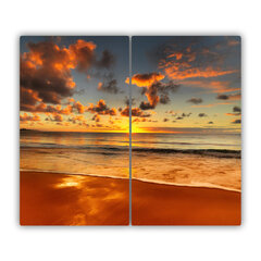 Tulup pjaustymo lentelė Saulės paplūdimys, 2x30x52 cm kaina ir informacija | Pjaustymo lentelės | pigu.lt