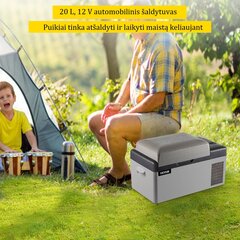Vevor 20 L, 12/24/220 В цена и информация | Автомобильные холодильники | pigu.lt