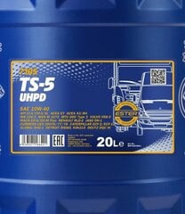 Масло моторное Mannol 7105 TS-5 UHPD 10W-40, 20 л цена и информация | Моторные масла | pigu.lt