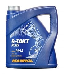 Mannol 7202 4-Takt Plus variklių alyva, 4 l kaina ir informacija | Moto alyvos | pigu.lt