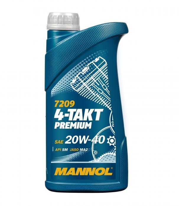 Mannol 7209 4-Takt Premium variklių alyva, 1l цена и информация | Moto alyvos | pigu.lt