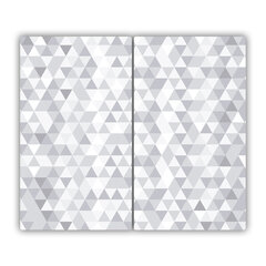 Tulup pjaustymo lentelė Pilkas trikampis, 2x30x52 cm kaina ir informacija | Pjaustymo lentelės | pigu.lt