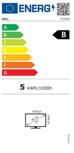 Dell P1424H 210-BHQQ kaina ir informacija | Monitoriai | pigu.lt