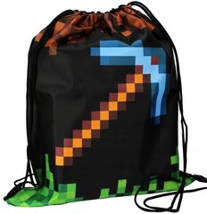 Maišelis-kuprinė Starpak Pixel Game Pickaxe 485859, 40x34 cm цена и информация | Школьные рюкзаки, спортивные сумки | pigu.lt