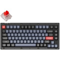 Keychron V1, TKL, Keychron K Pro Red Switch, Frosted Black, US цена и информация | Клавиатуры | pigu.lt