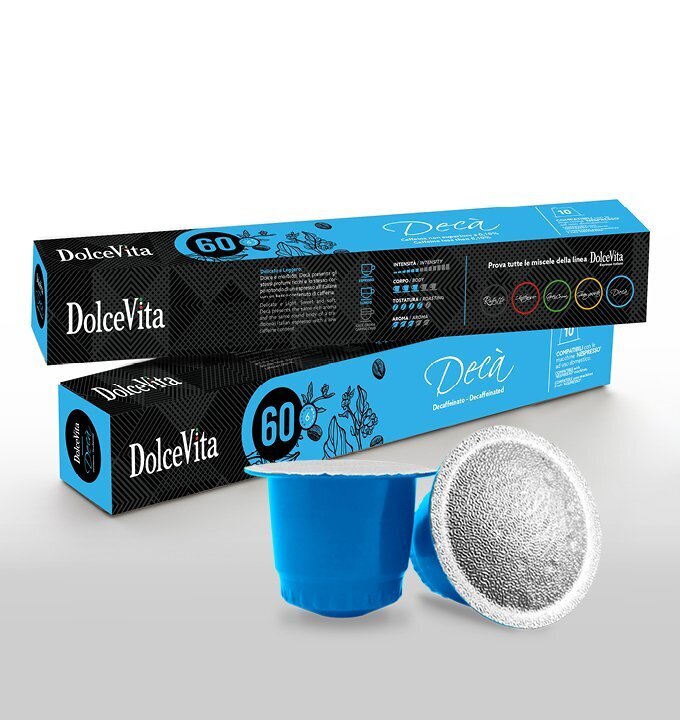 Dolce Vita kavos kapsulės Decaffeinato, 10 vnt. цена и информация | Kava, kakava | pigu.lt