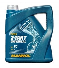 Масло моторное Mannol 7205 2-Takt Universal, 4 л цена и информация | Мотомасла | pigu.lt