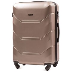 Vidutinis lagaminas Wings BS147B, M, auksinis kaina ir informacija | Lagaminai, kelioniniai krepšiai | pigu.lt