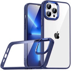 Premium Hard Case Apple iPhone 12/12 Pro Clear PC, blue цена и информация | Чехлы для телефонов | pigu.lt