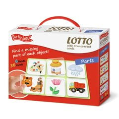 Лотто игра с прозрачными пластиковыми картами части картин цена и информация | Развивающие игрушки | pigu.lt