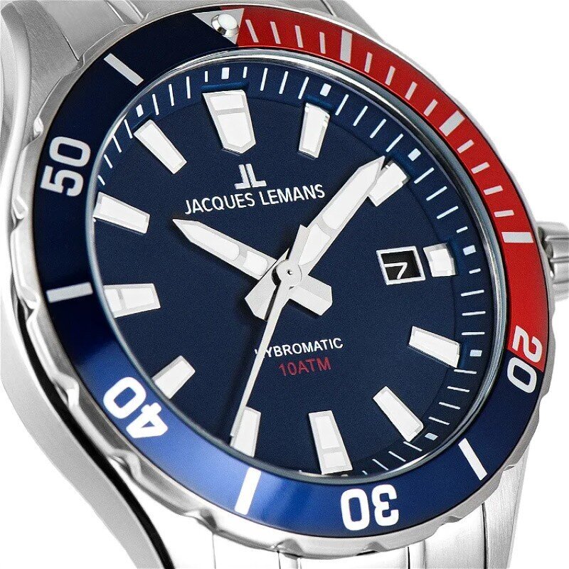 Laikrodis vyrams Jacques Lemans 1-2131E 1-2131E kaina ir informacija | Vyriški laikrodžiai | pigu.lt
